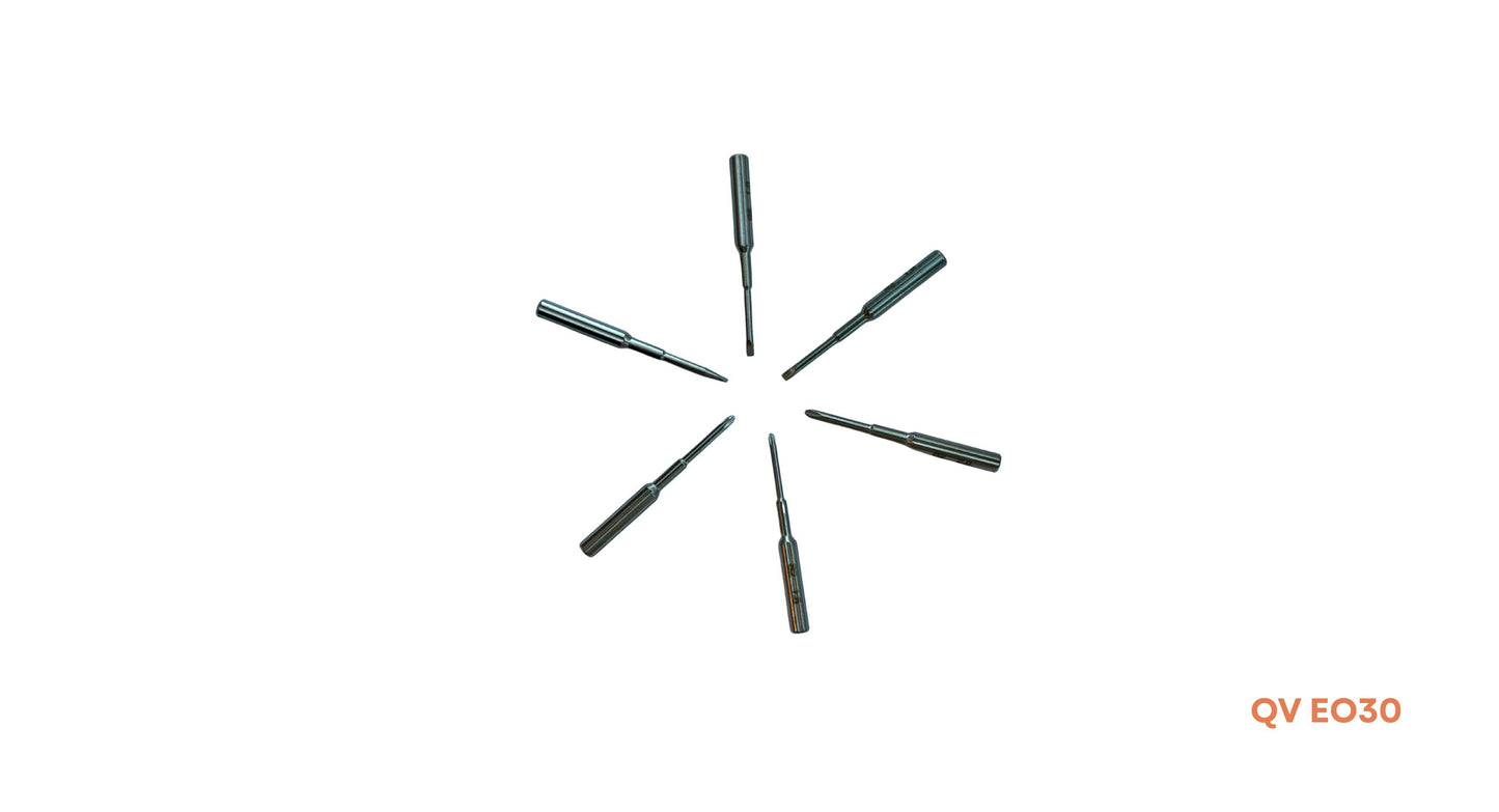 Schroevendraaierstiften platte kop